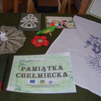 Zdjęcie ilustracyjne wiadomości: Otwarcie wystawy uczestników projektu pn. „Cykl Spotkań z Chełmiecką Tradycją - warsztaty sztuki ludowej formą promocji lokalnej twórczości” #4