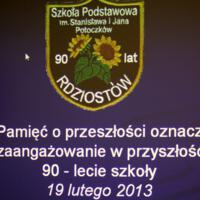 Zdjęcie ilustracyjne wiadomości: <b>Szkoła Podstawowa w Rdziostowie skończyła 90 lat!</b> #1