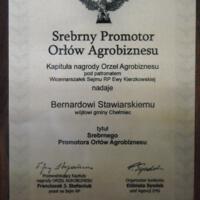 Zdjęcie ilustracyjne wiadomości: Orzeł Agrobiznesu – ZPM Dominik, Srebrny Promotor Orła Agrobiznesu – Wójt Gminy Chełmiec #11