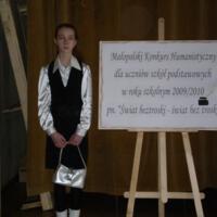 Zdjęcie ilustracyjne wiadomości: Sukces uczennicy ze Szkoły Podstawkowej w Biczycach Dolnych. #1