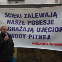 Zdjęcie ilustracyjne wiadomości: Protest mieszkańców Świniarska przed Sądem Okręgowym w Nowym Sączu #4