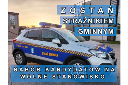 Nabór kandydatów Strażnik w Straży Gminnej w Chełmcu