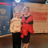 Laureatka na scenie k Kopalni Soli w Wieliczce