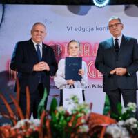 Laureatka na scenie k Kopalni Soli w Wieliczce