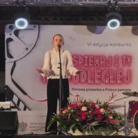 Laureatka na scenie k Kopalni Soli w Wieliczce