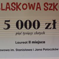 Zdjęcie ilustracyjne wiadomości: II MIEJSCE W WOJEWÓDZKIM KONKURSIE  „ODBLASKOWA SZKOŁA” #16