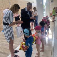 Zdjęcie ilustracyjne wiadomości: „ZAWODY PŁYWACKIE z okazji Dnia Dziecka 2023r.” dla dzieci przedszkolnych z terenu  Gminy Chełmiec - „Sport receptą na zdrowie’’
 #43