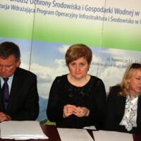 Zdjęcie ilustracyjne wiadomości: Podpisanie umowy w Wojewódzki Funduszu Ochrony Środowiska i Gospodarki Wodnej w Krakowie na dofinansowanie budowy kanalizacji. #6