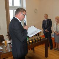 Zdjęcie ilustracyjne wiadomości: <b>„Zasłużeni dla gminy Chełmiec – wręczenie odznaczeń”</b> #13