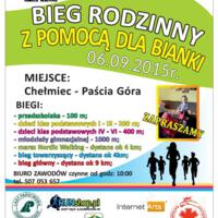 Zdjęcie ilustracyjne wiadomości: <b>Charytatywny BIEG RODZINNY z Pomocą Dla Bianki 06.09.2015r.</b> #4