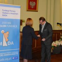 Zdjęcie ilustracyjne wiadomości: Gratulacje z okazji 20 – lecia Fundacji Pomocy Osobom z Autyzmem MADA  #14