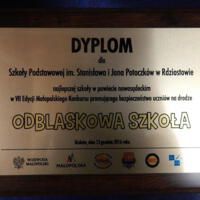 Zdjęcie ilustracyjne wiadomości: Odblaskowa Szkoła w Rdziostowie w finale Małopolskiego Konkursu #16