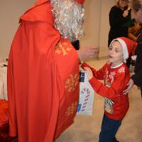 Mikołajki dla dzieci niepełnosprawnych w Chełmcu