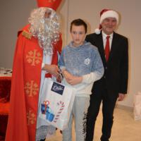 Mikołajki dla dzieci niepełnosprawnych w Chełmcu