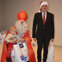 Mikołajki dla dzieci niepełnosprawnych w Chełmcu