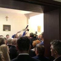 Zdjęcie ilustracyjne wiadomości: Wójt na otwarciu Biura Poselskiego. #1