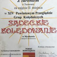 Zdjęcie ilustracyjne wiadomości: II Miejsce grupy z Chomranic na XIV przeglądzie "Sądeckie kolędowanie" #1