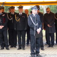 Zdjęcie ilustracyjne wiadomości: Poświęcenie, przekazanie samochodu pożarniczego oraz garażu dla jednostki OSP Klęczany. #26