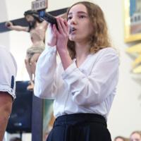 Zdjęcie ilustracyjne wiadomości: „Dla Niepodległej” – obchody 100-lecia odzyskania niepodległości Polski w Szkole Podstawowej w Marcinkowicach #10