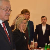 Zdjęcie ilustracyjne wiadomości: Pierwsza uroczysta sesja Rady Gminy Chełmiec. Radni i Wójt złożyli ślubowanie. #41
