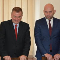 Zdjęcie ilustracyjne wiadomości: Pierwsza uroczysta sesja Rady Gminy Chełmiec. Radni i Wójt złożyli ślubowanie. #62