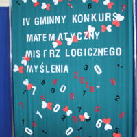 Zdjęcie ilustracyjne wiadomości: IV Gminny Konkurs Matematyczny – „Mistrz logicznego myślenia”, Librantowa 2018 #15