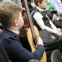 Zdjęcie ilustracyjne wiadomości: Muzyczna podróż noworoczna  ze SZKOŁĄ MUZYCZNĄ I STOPNIA W ROŻNOWIE #9