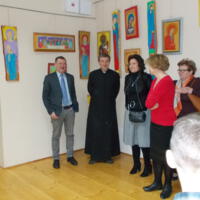 Zdjęcie ilustracyjne wiadomości: Ikona Świat Nadprzyrodzony autorstwa  Zenona Tabor w Centrum Społeczno - Kulturalnym w Marcinkowicach #7