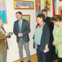Zdjęcie ilustracyjne wiadomości: Ikona Świat Nadprzyrodzony autorstwa  Zenona Tabor w Centrum Społeczno - Kulturalnym w Marcinkowicach #10