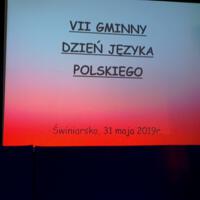 Zdjęcie ilustracyjne wiadomości: VII Gminny Dzień Języka Polskiego #5