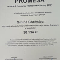Zdjęcie ilustracyjne wiadomości: Promesa dla OSP Paszyn #1