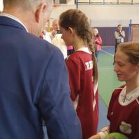 Zdjęcie ilustracyjne wiadomości: Trzetrzewina w kategorii dziewcząt i chłopców wygrywają zawody między gminne w mini piłce ręcznej #7