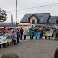 Zdjęcie ilustracyjne wiadomości: Happening „Stop wojnie” w Szkole Podstawowej w Januszowej #7