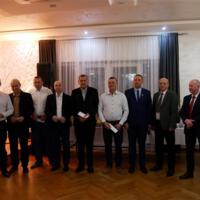 Uroczyste zakończenie sezonu lotowego 2023 Polskiego Związku Hodowców Gołębi Pocztowych w domu weselnym w Trzetrzewinie
