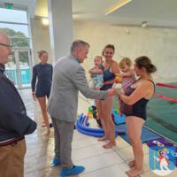 Zdjęcie ilustracyjne wiadomości: Zakończenie projektu „Baby Swim” – Nauka pływania niemowlaków dla dzieci z terenu Gminy Chełmiec w wieku od 3 miesięcy do 3 lat. #5