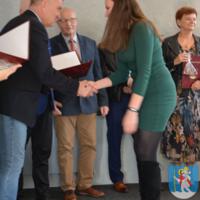 Wręczenie  nagród Wójta Gminy Chełmiec  za działalność społeczną w zakresie kultury i sportu w Gminie Chełmiec.