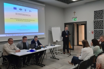 Konferencja pt. „Rola podmiotów ekonomii społecznej w rozwoju lokalnym” organizowana przez LGD „KORONA SĄDCEKA
